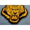Small Orange Baron Tiger Patch | Embroidered Patches Small Orange Baron Tiger Iron on Patch diagonal view