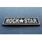 Rock Star Patch | Embroidered Patches Rock Star Patch diagonal view