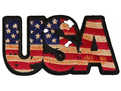 USA Vintage Patch Flag Patch | Embroidered Patches