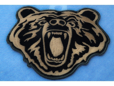 Brown Bear Patch Small | Embroidered Patches