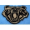 Brown Bear Patch Small | Embroidered Patches Brown Bear Iron on Patch Small diagonal view
