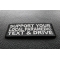 Support Your Local Paramedic Text and Drive Patch diagonal view