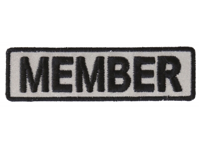 Member Patch 3.5 Inch Reflective | Embroidered Patches