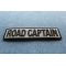Road Captain Patch 3.5 Inch Reflective | Embroidered Patches Road Captain Patch diagonal view