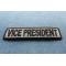 Vice President Patch 3.5 Inch Reflective | Embroidered Patches Vice President Patch diagonal view