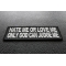 Hate Me Or Love Me Only God Can Judge Me Biker Patch | Embroidered Patches Hate Me or Love Me Only God Can Judge Patch diagonal view