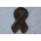 Black Support Ribbon Patch diagonal view