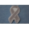 Gray Asthma and Brain Cancer Awareness Ribbon Patch Gray Asthma and Brain Cancer Awareness Ribbon Patch diagonal view