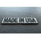 Made In USA Small Reflective Patch | Embroidered Patches Made In USA Patch Reflective diagonal view