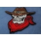 Cowboy Skull Small Patch | Embroidered Patches Cowboy Skull Patch diagonal view