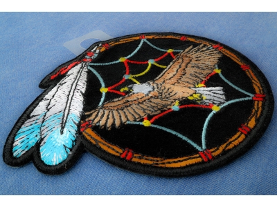 Eagle Dreamcatcher Small Patch | Embroidered Patches