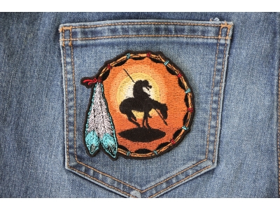 End Of The Trail Small Patch | Embroidered Patches