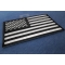 Us Flag Black White Patch 4 Inch | Embroidered Patches US Flag Black White Patch 4 Inch diagonal view