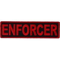 Enforcer Patch In Red 3.5 Inches