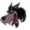 Small Cartoon Wolf Patch