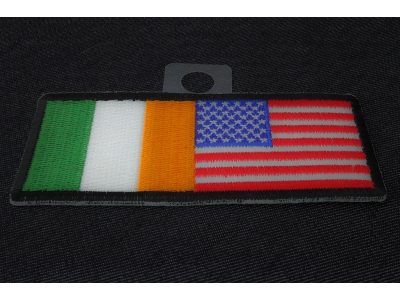 Irish American Flag Patch | Embroidered Patches