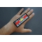 I Am A Veteran National Defense Ribbon Patch | US Military Veteran Patches I Am A Veteran My Oath Of Enlistment Has No Expiration Date Patch with National Defense Ribbon, Military Vet Patches shown on hand for size comparison