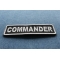Commander Patch | Embroidered Patches Commander Patch diagonal view