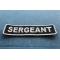 Sergeant Patch | Embroidered Patches Sergeant Patch diagonal view