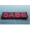 Babe Patch | Embroidered Patches Babe Patch diagonal view