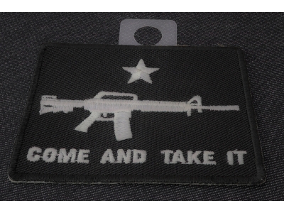 Come And Take It Star Machine Gun Patch | Embroidered Patches
