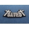 SAVED Patch | Embroidered Patches SAVED Christian Patch diagonal view