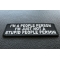 I'm A People Person I'm Just Not A Stupid People Person Patch | Embroidered Patches I'm A People Person I'm Just Not A Stupid People Person Funny Iron on Patch diagonal view