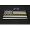 Subdued Yellow Stripe American Flag Patch | US Military Veteran Patches Subdued Yellow Stripe American Flag Patch diagonal view