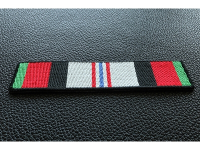 Afghan War Service Ribbon Patch | US Afghan War Military Veteran Patches