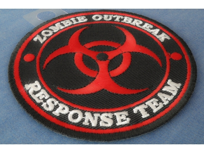 Zombie OutBreak Response Team Red Patch | Embroidered Patches