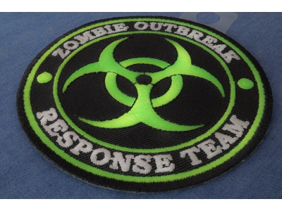 Zombie OutBreak Response Team Green Patch | Embroidered Patches
