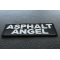 Asphalt Angel Patch | Embroidered Patches Asphalt Angel Patch diagonal view