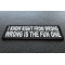I Know Right From Wrong Wrong Is The Fun One Patch | Embroidered Patches I Know Right From Wrong Wrong Is The Fun One Funny Iron on Patch diagonal view