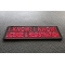 I Know License And Registration Patch In Red I Know I Know License and Registration Patch diagonal view