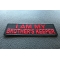 I Am My Brother's Keeper Patch In Red | US Military Veteran Patches I Am My Brother's Keeper Patch diagonal view