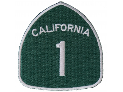 California Route 1 Patch | Embroidered Biker Patches
