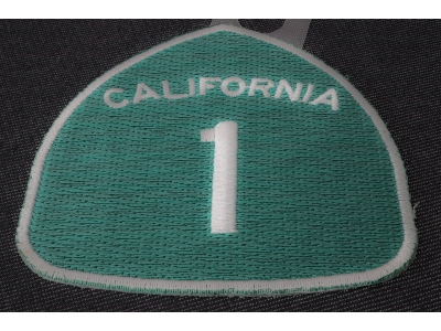 California Route 1 Patch | Embroidered Biker Patches