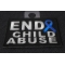End Child Abuse Blue Ribbon Patch | Embroidered Patches End Child Abuse Blue Ribbon Patch diagonal view
