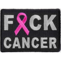 FCK Cancer Pink Ribbon Patch | Embroidered Patches