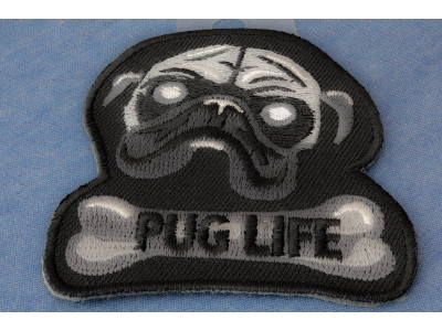 Pug Life Patch | Embroidered Patches