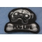 Pug Life Patch | Embroidered Patches Pug Life Funny Iron on Patch diagonal view