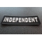 Independent  Black White 4 Inch Patch Independent Patch diagonal view
