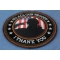 I Thank You To All Our Troops Round Patch | Embroidered Patches I Thank You To All Our Troops Patriotic Iron on Patch diagonal view