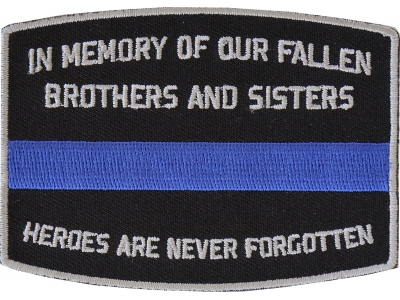 Fallen Officer Memorial Patch | Embroidered Patches