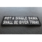 Not A Single Damn Shall Be Given Today Patch | Embroidered Patches Not A Single Damn Shall Be Given Today Patch diagonal view