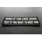Honk If You Love Jesus Text If You Want To Meet Him Patch | Embroidered Patches Honk If You Love Jesus Text If You Want To Meet Him Patch diagonal view