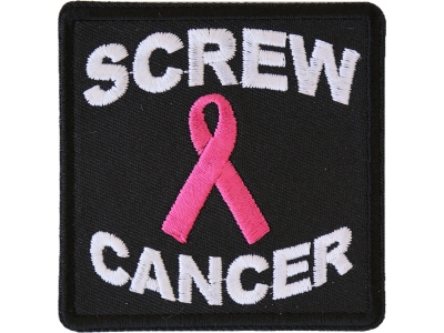 Screw Cancer Patch | Embroidered Patches