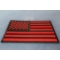 Black And Red American Flag Patch 4 Inch | US Military Veteran Patches Black and Red American Flag Patch 4 Inch diagonal view