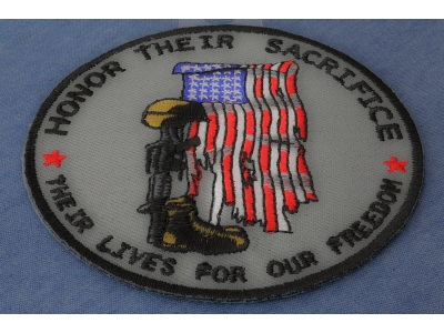 Honor Their Sacrifice Memorial Patch | US Military Veteran Patches