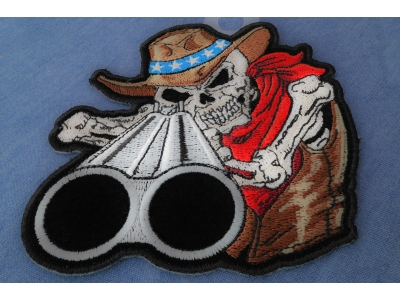 Shotgun Willy Skull Patch Small | Skull Patches